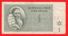 1 K - Terezínská poukázka A 053