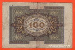 Německo - 100 Mark 1.11.1920 - série K-V