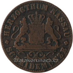 Nassau - 1 krejcar 1859
