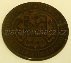 Luxembursko - 10 centimes 1865 A