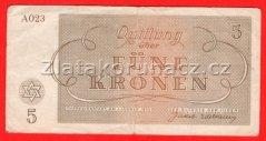 5 K - Terezínské poukázky A 023