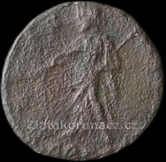 Řím císařství - Theodora - malý bronz