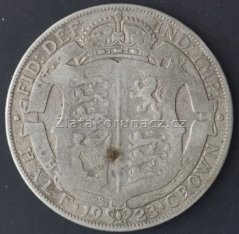 Anglie - 1/2 crown 1923
