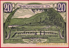 Stein an der Donau - 20 haléřů - 1920 - sv. zelená