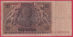 Německo - 20 Reichsmark 22.1.1929 - série O-S - 8 m.č.