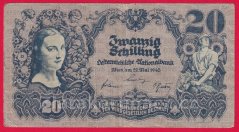 Rakousko - 20 Schilling 1945