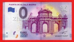 0 Euro souvenir - Puerta de Alcalá Madrid