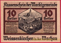 Weissenkirchen - 10 haléřů - 1920