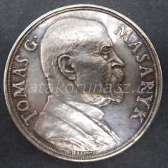 T.G.Masaryk na paměť k 85. narozeninám 42 mm-Lesklá