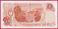 Argentina - 1 Peso 1973 E