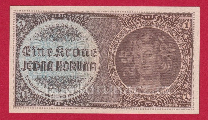 1 koruna 1940 B 031