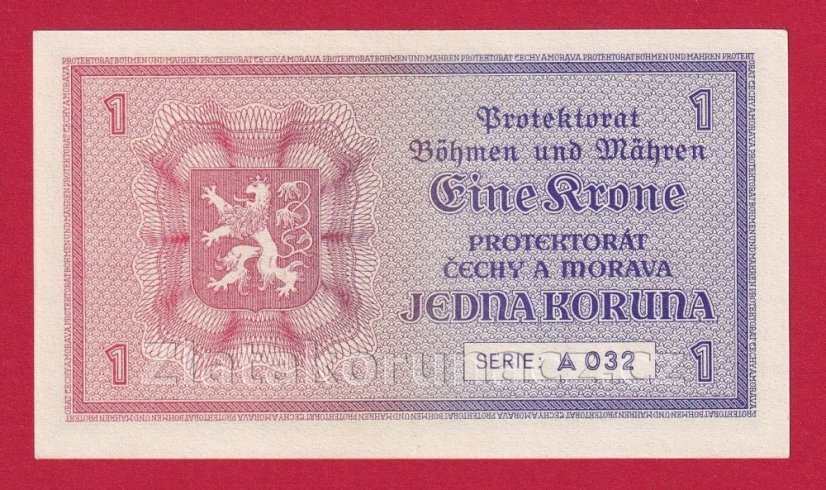 1 koruna 1940 A 032
