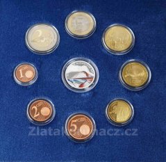 Sada dřevěná 2015 - Slovenské euromince 2015 proof like