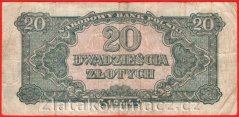 Polsko - 20 Zlotych 1944 Obowiazkowe...