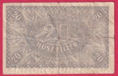 Maďarsko- 20 Filler 1920