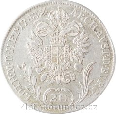 20 Krejcar 1783 B
