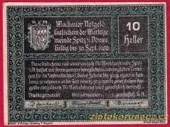 Spitz an der Donau - 10 haléřů - 1920 - 2. vydání