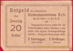 Ertl - 20 haléřů - 1920