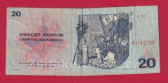 Československo - 20 korún 1970 L 61