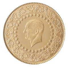 Zlatá mince - Turecko - 100 Kurush 1965