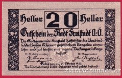 Freistadt - 20 haléřů - 1920