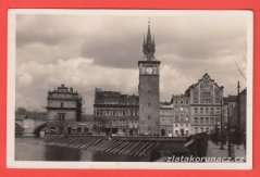 Praha - Staroměstské mlýny, věž, most