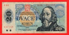 Československo - 20 Korun - 1988 E 53