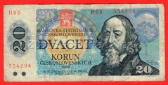 Československo - 20 korun 1988 H 05