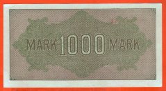 Německo - 1000 mark 15.9.1922 - série Ca-OM
