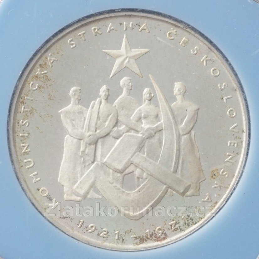 1971 - 50Kčs - 50.výr.KSČ - Proof