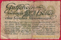 Steiermark - 20 haléřů - 1920