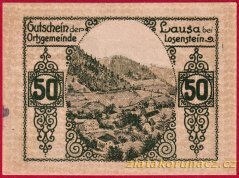 Lausa bei Losenstein - 50 haléřů - 1920