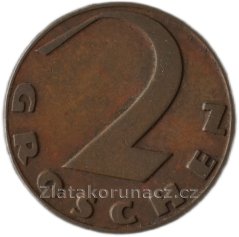 Rakousko - 2 groschen 1926