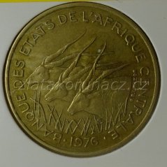 Afrika - Centrální - 25 franc 1976