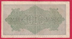 Německo - 1000 mark 15.9.1922 - série Gh-PG