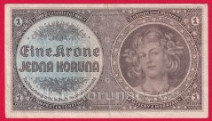 1 koruna 1940 D 080