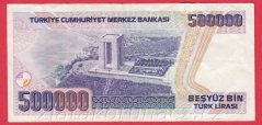 Turecko - 500.000 Lirasi 1970(1998)