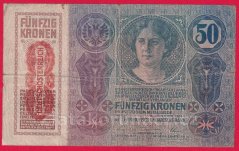 Rakousko-Uhersko - 50 Kronen 1919 1098