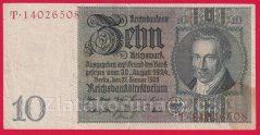 Německo - 10 Reichsmark 22.1.1929 - série T-S