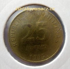 Filipiny - 25 sentimos 1995