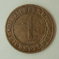 Německo - 1 Reichspfennig 1936 J