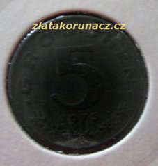 Rakousko - 5 groschen 1975