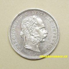 1/4 Zlatník 1874 b.z.