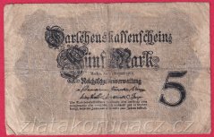 Německo - 5 mark 5.8.1914 - série A