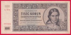 1000 Kčs 1945 13 E