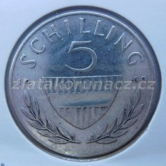 Rakousko - 5 schilling 1960