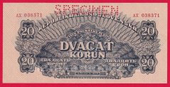 20 korun 1944 AX