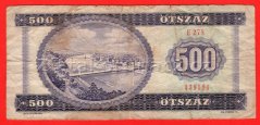 Maďarsko - 500 Forint 1990
