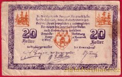 Haag am Hausruck - 20 haléřů - 1920