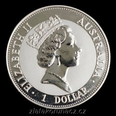 Austrálie - 1 dollar 1992 - 1 oz Kookaburra